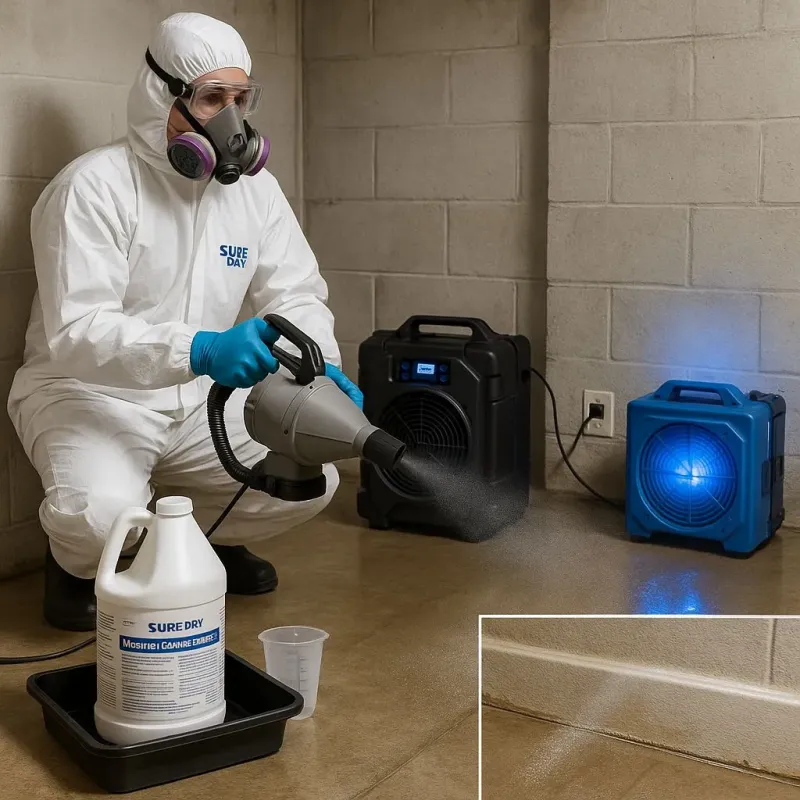 Sanitization and Odor Removal process in Good Hope, CA